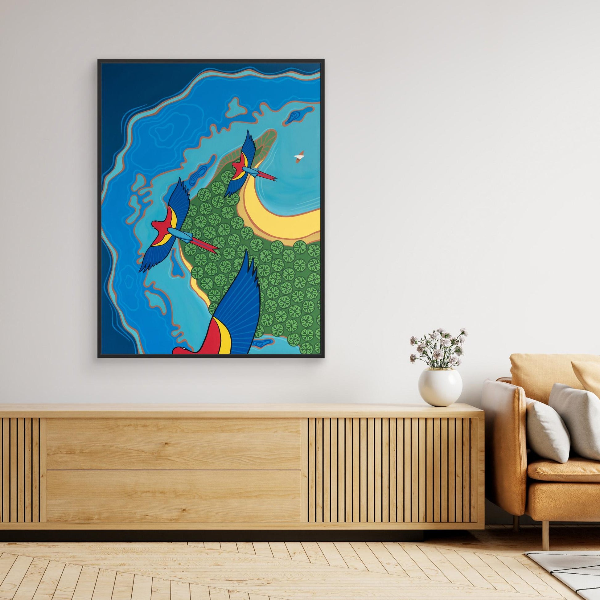 Islands IV (Diptych Left)