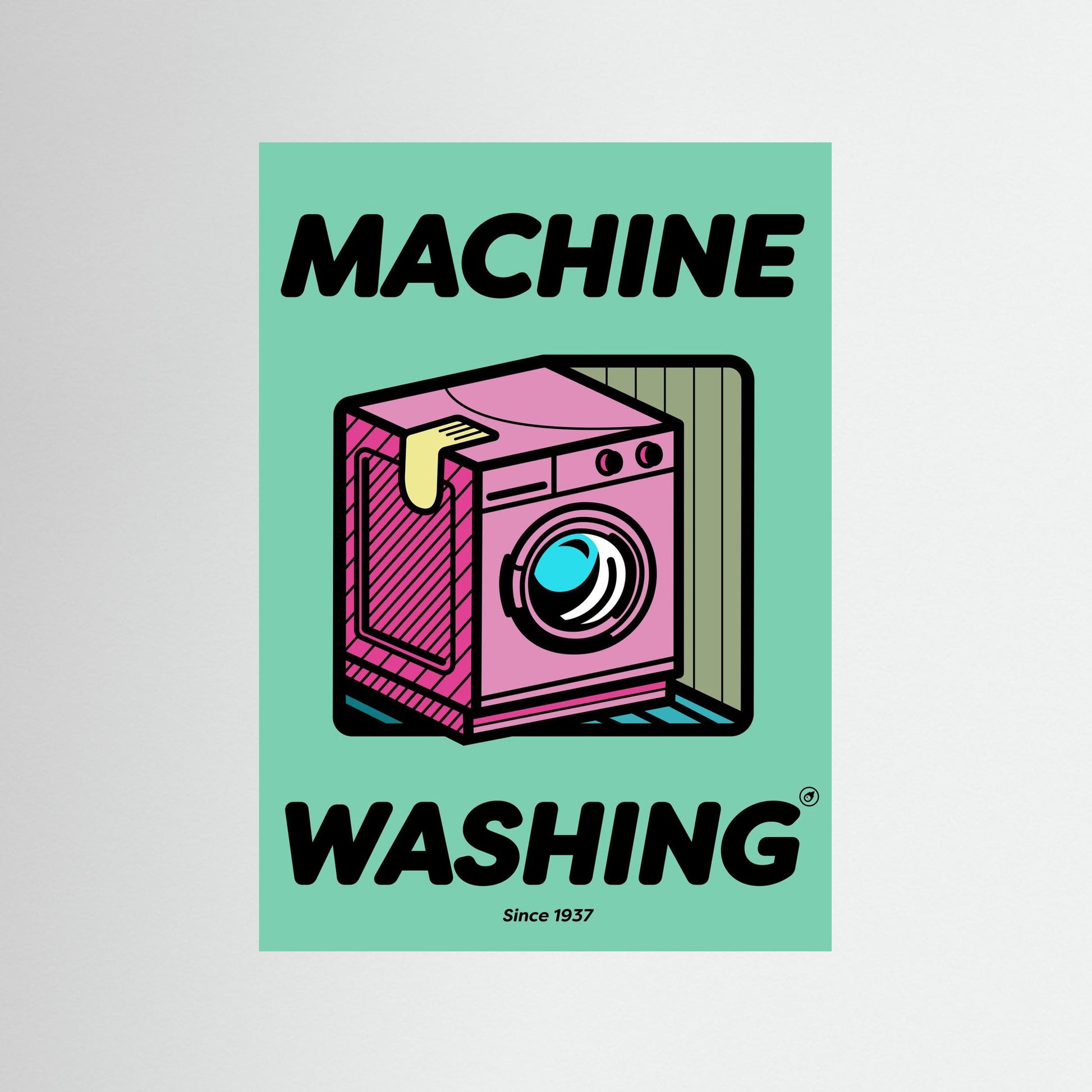 Machine Washing - green