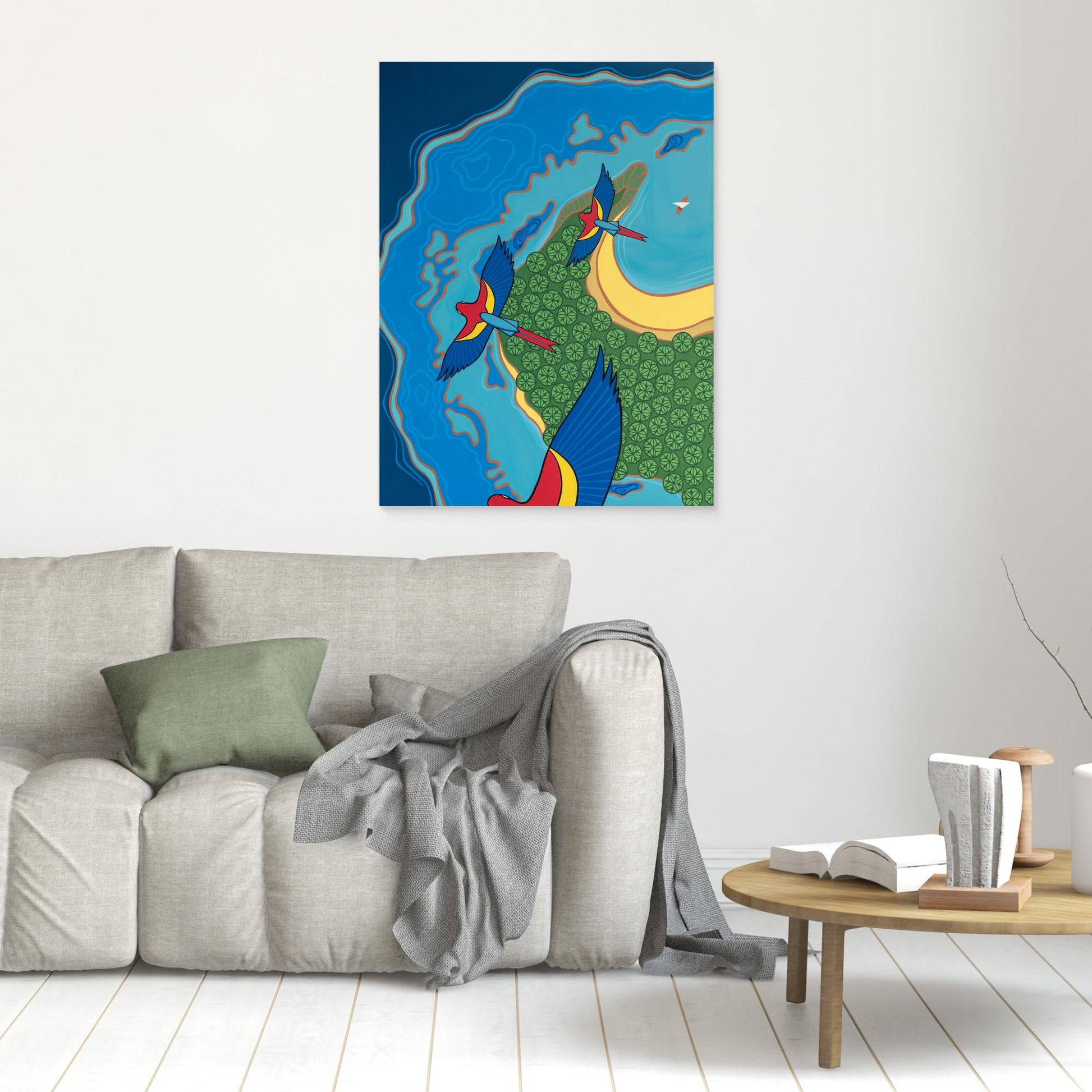 Islands IV (Diptych Left)