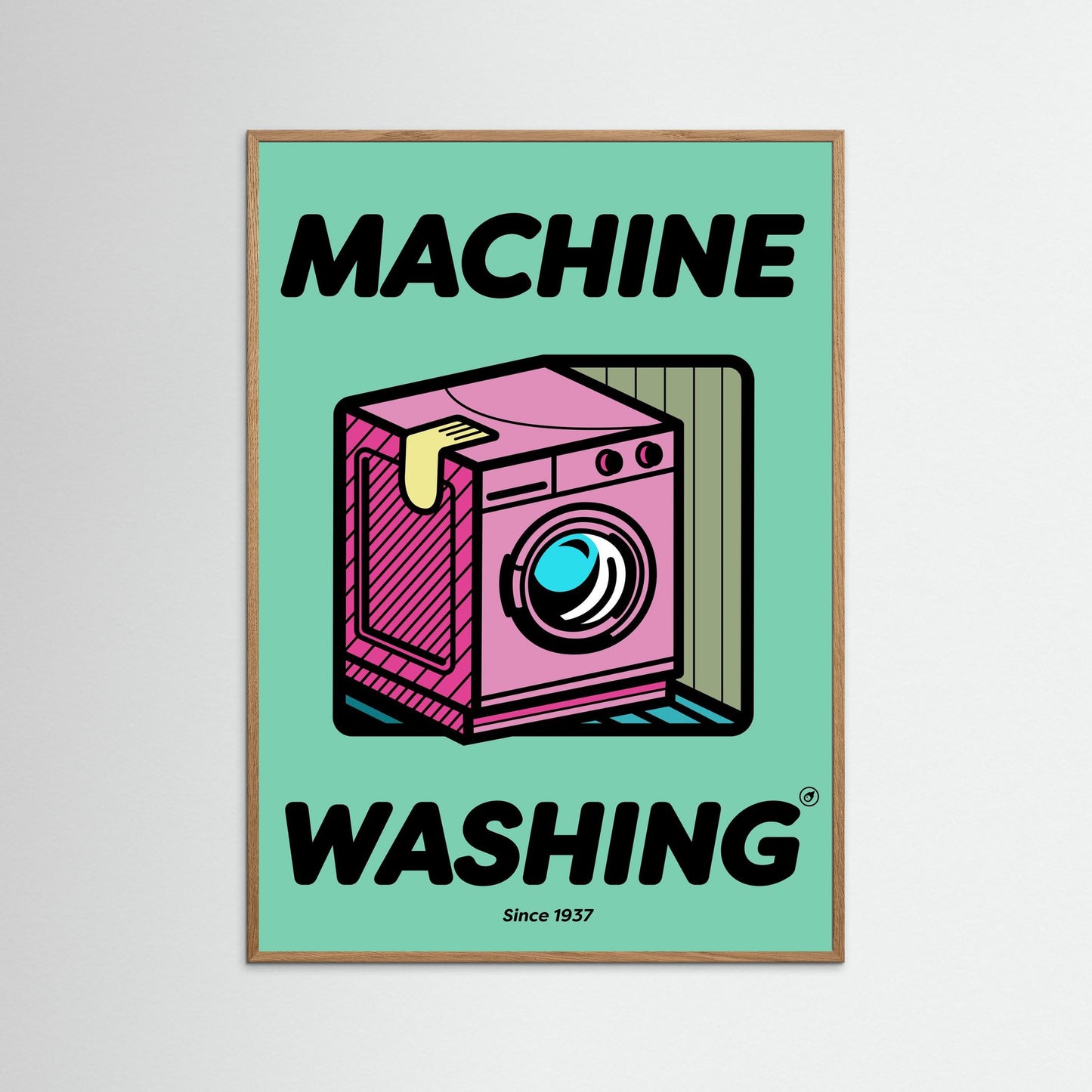 Machine Washing - green