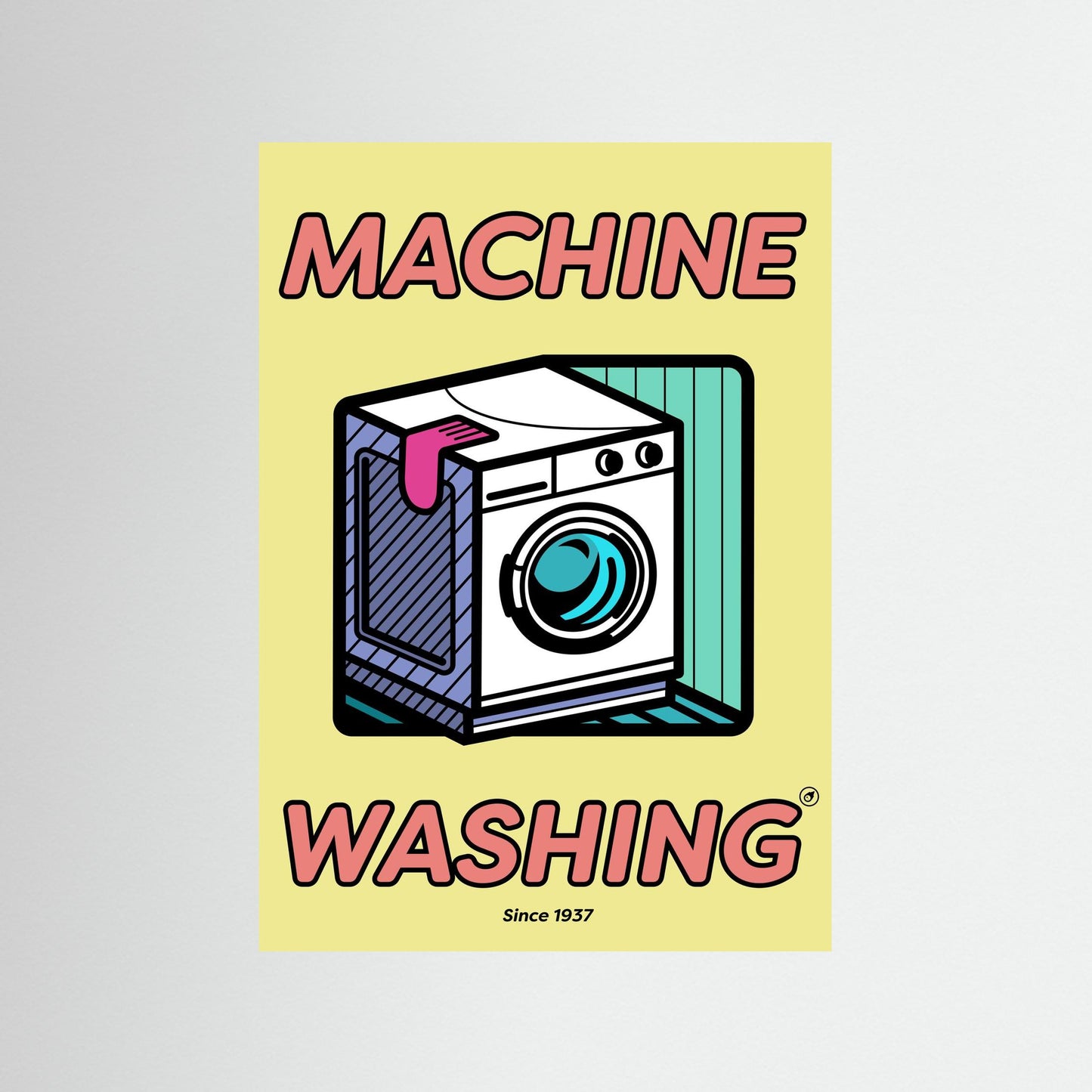 Machine Washing - Yellow
