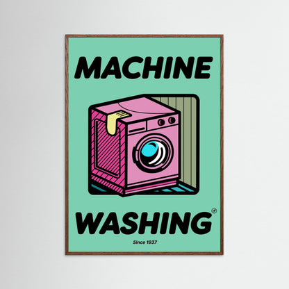 Machine Washing - green