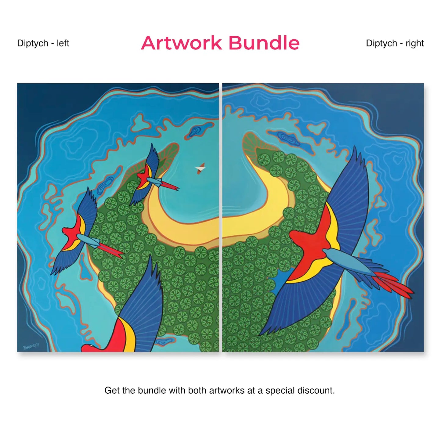 Islands IV - Diptych (right)
