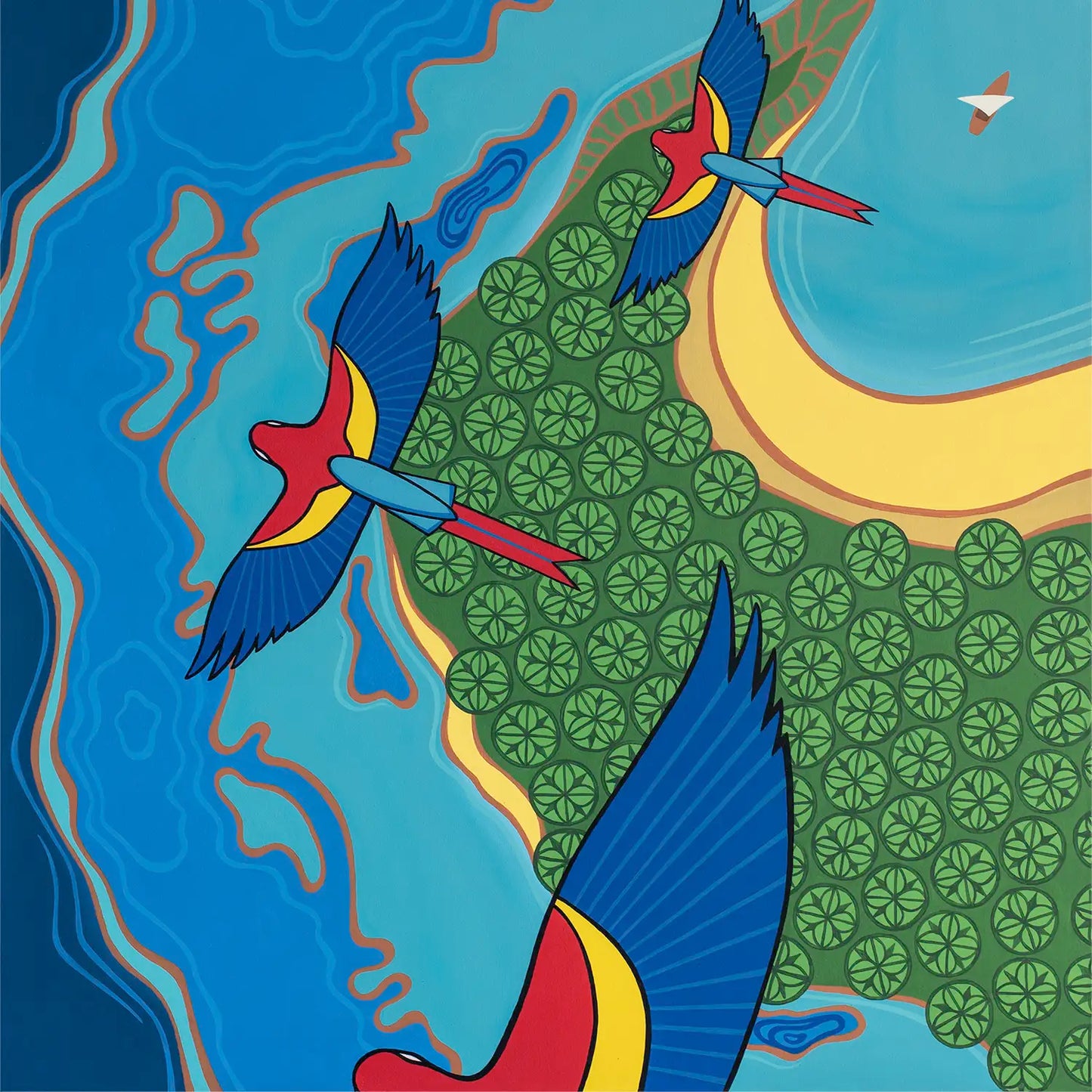 Islands IV - Diptych (left)