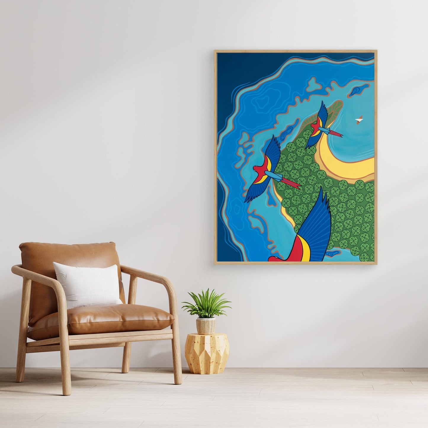 Islands IV (Diptych Left)