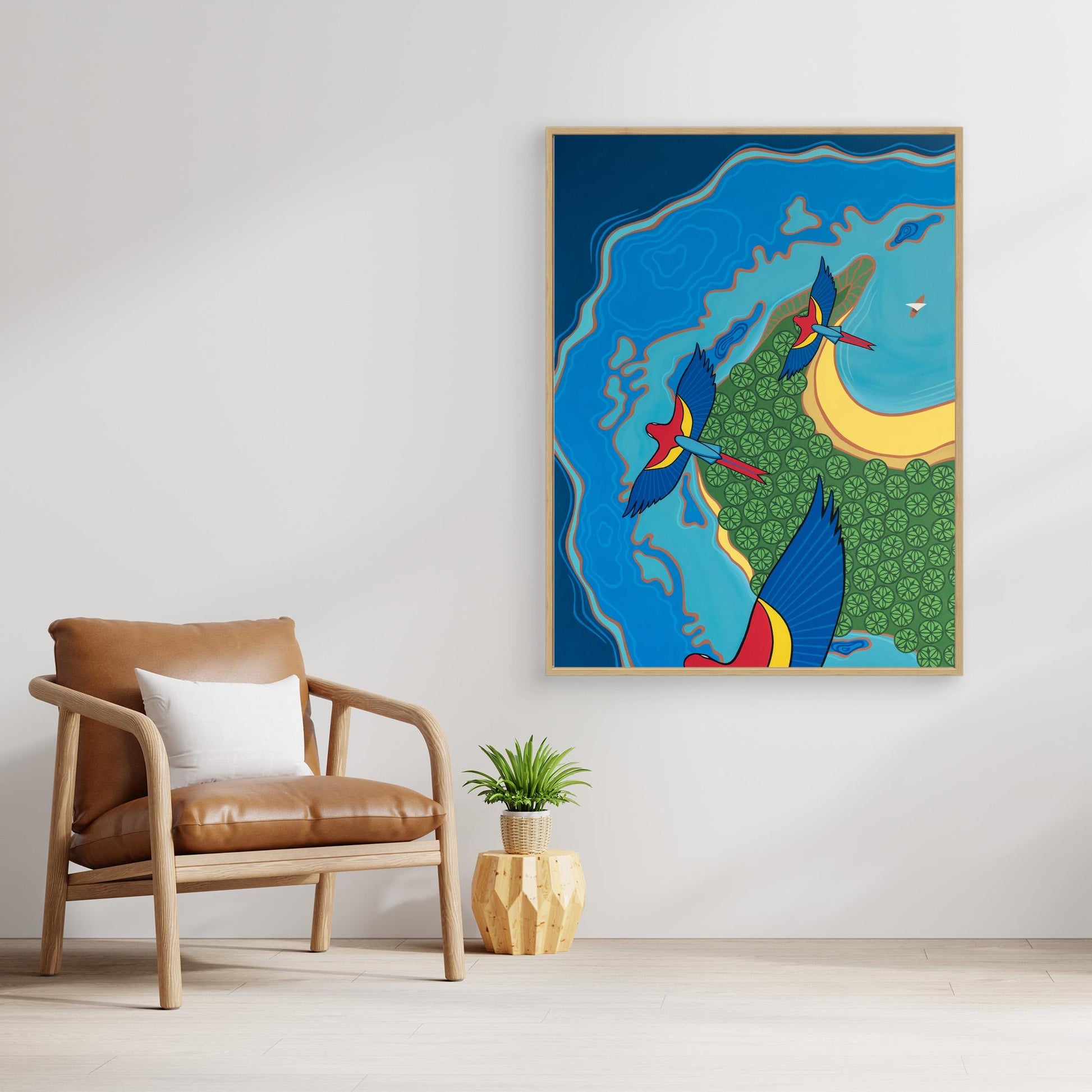 Islands IV (Diptych Left)