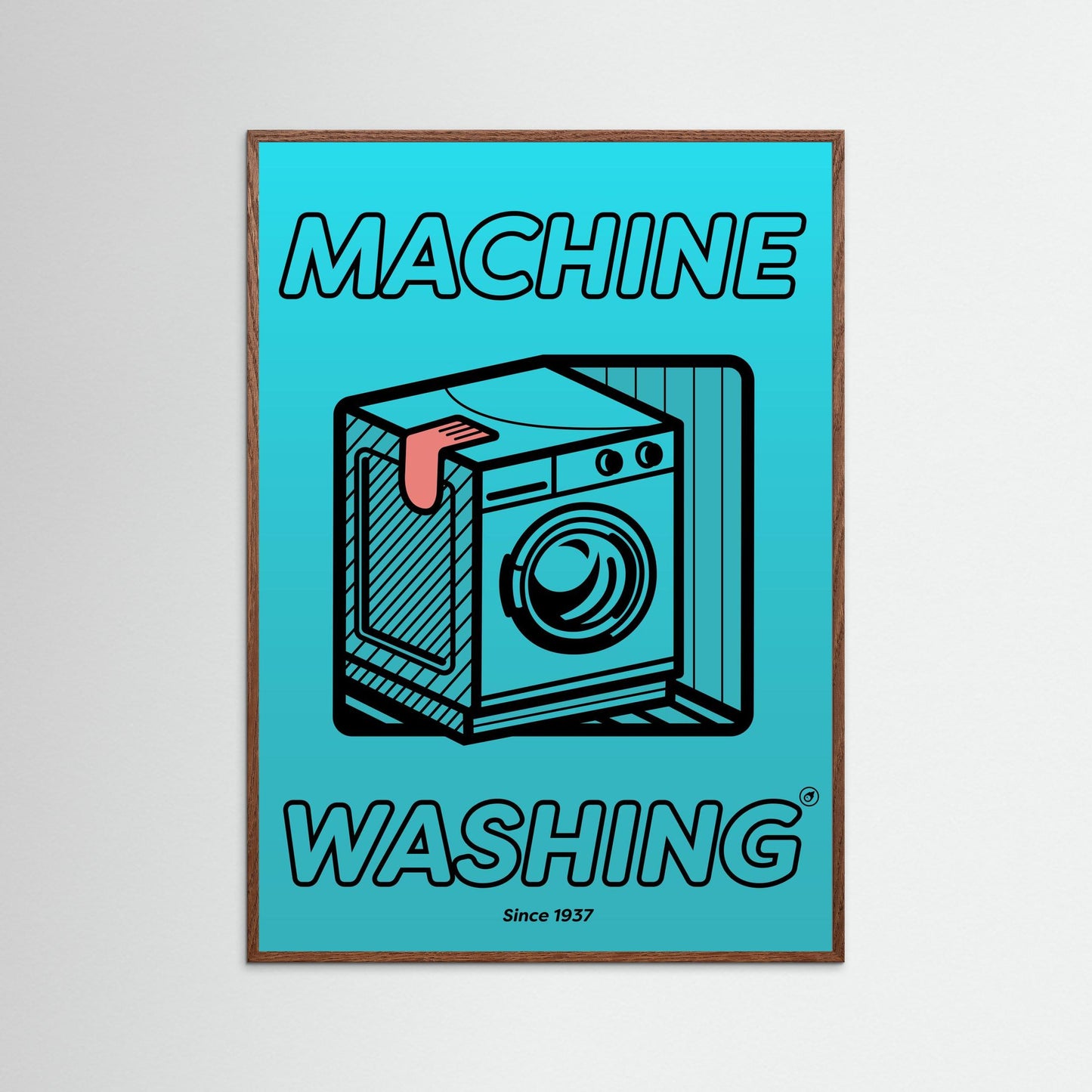 Machine Washing #04 blue