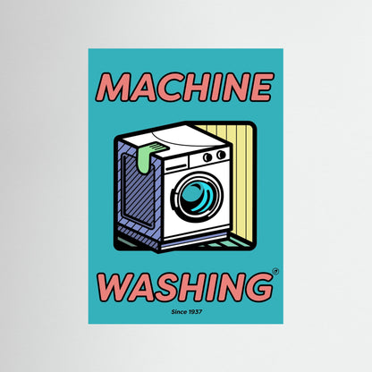 Machine Washing - Blue