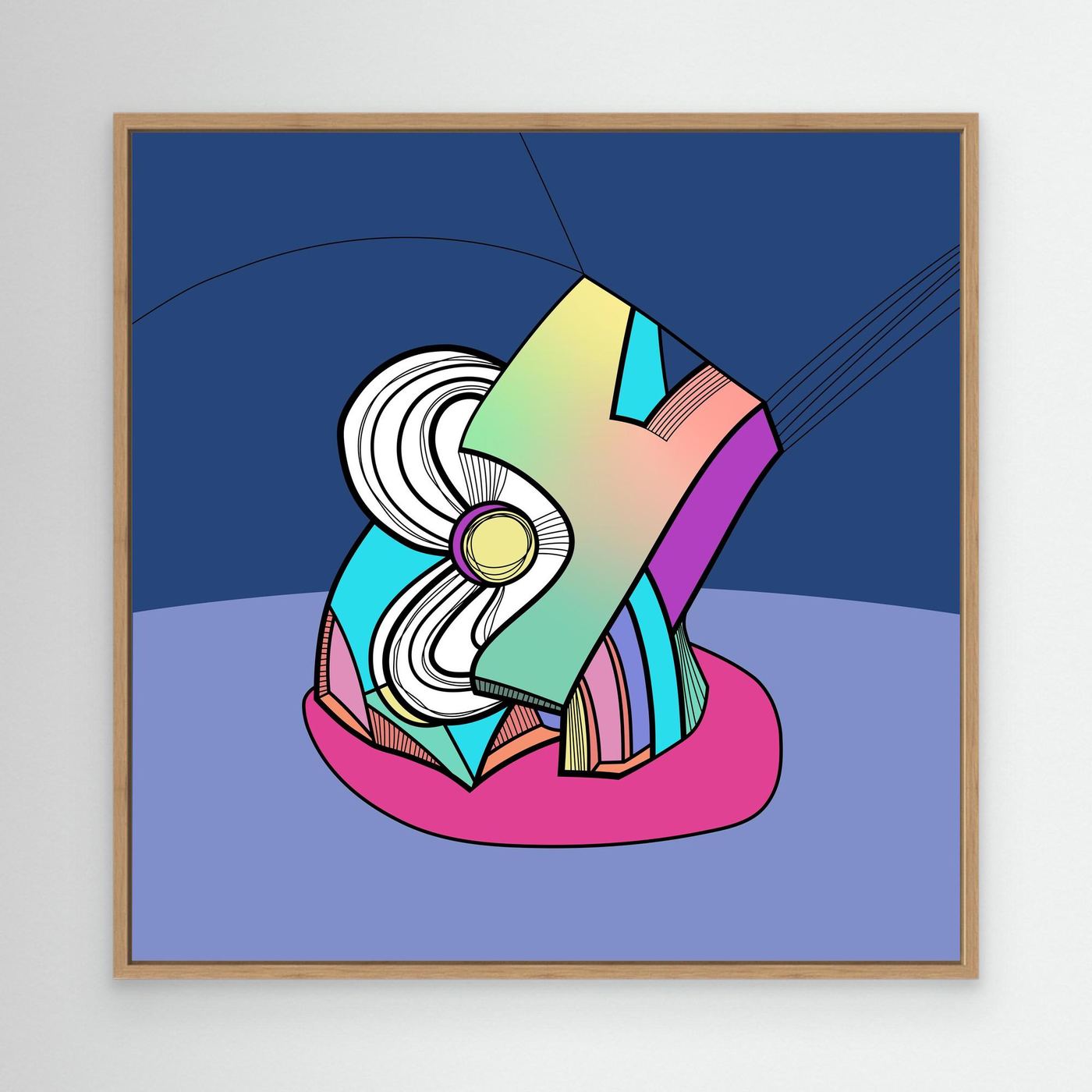 Object untitled #02 Origin | Canvas Print – Artist Series