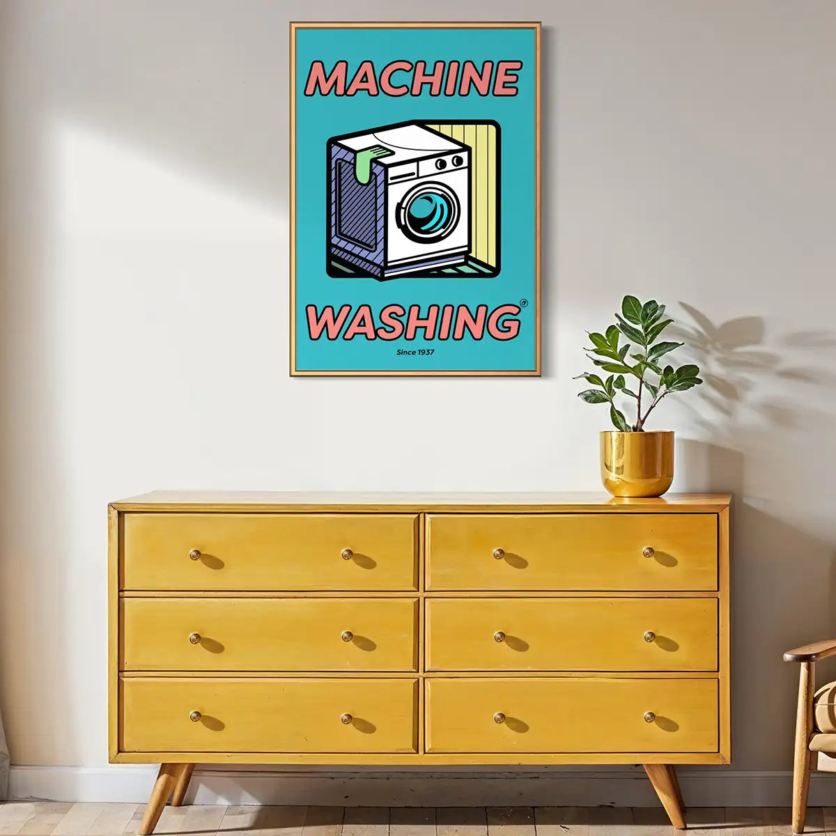 Machine Washing #02 - Blue