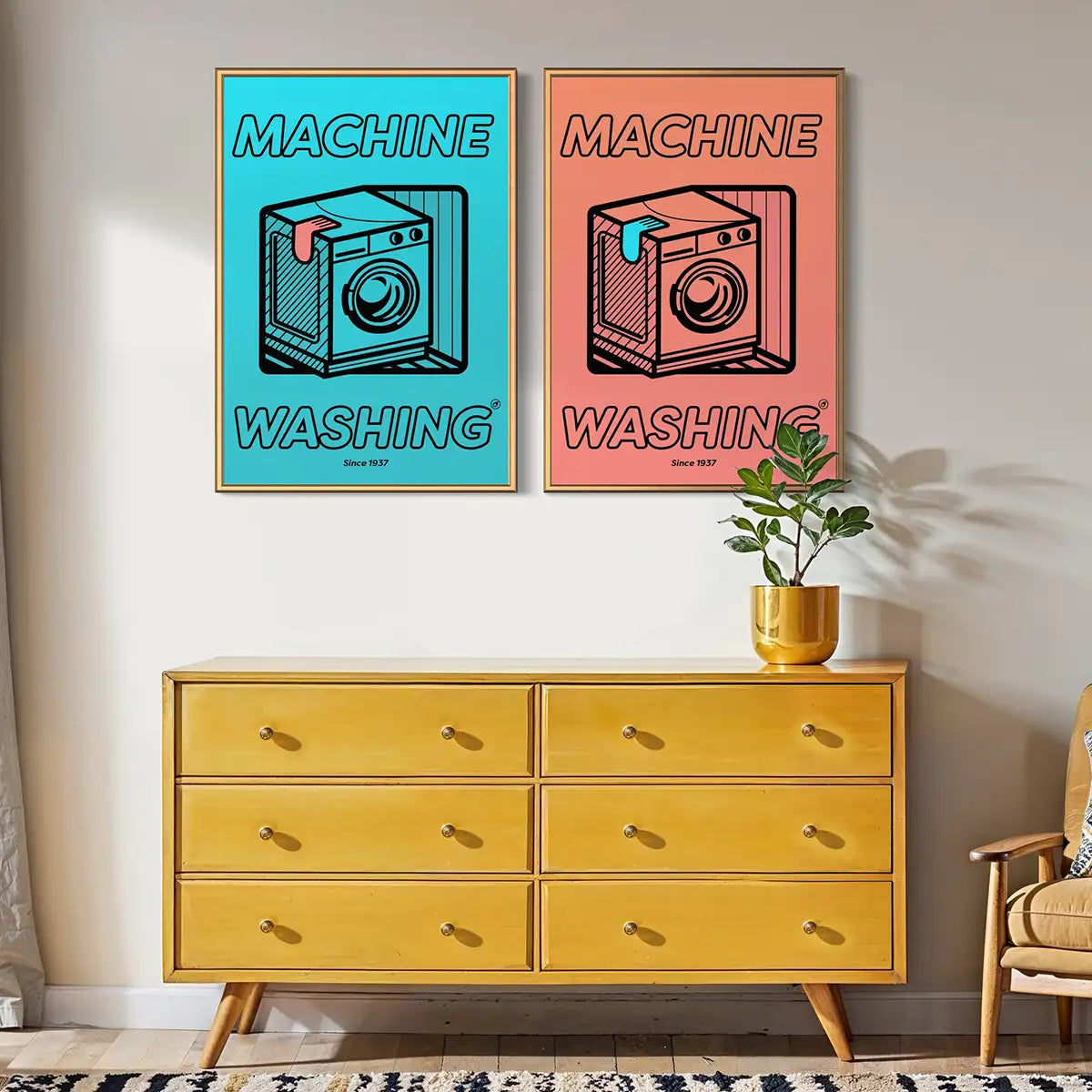 Machine Washing #04 - Blue