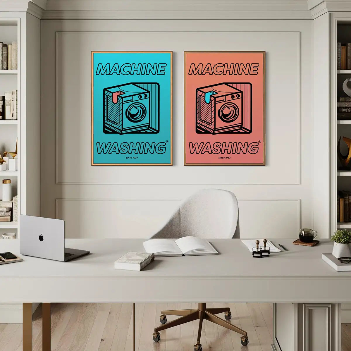 Machine Washing #04 - Blue