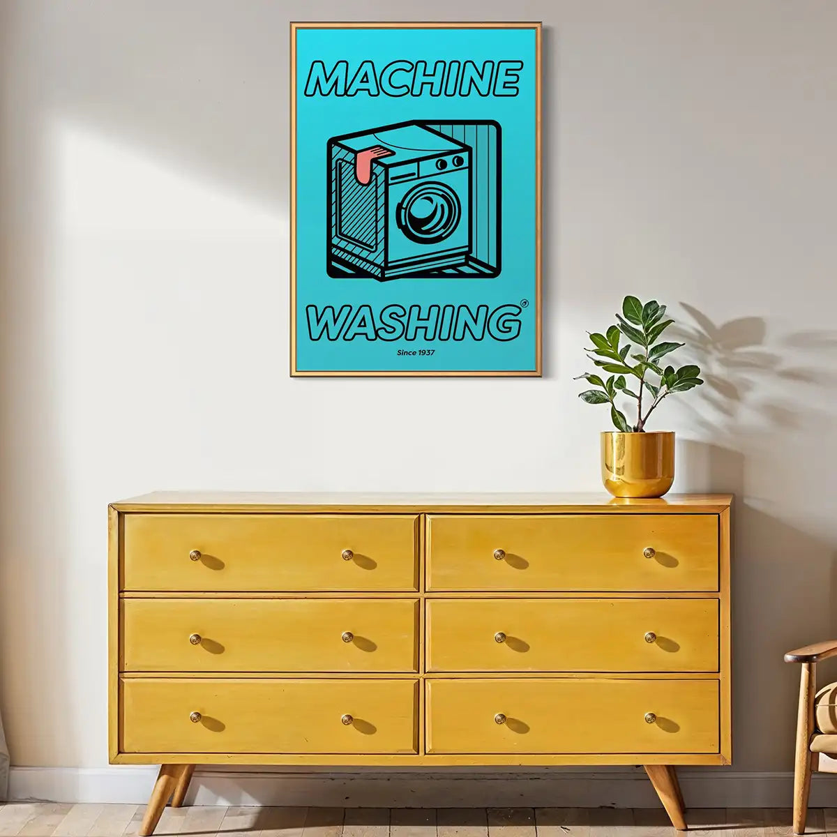 Machine Washing #04 - Blue