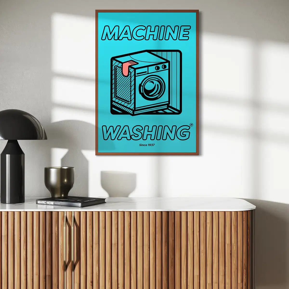 Machine Washing #04 - Blue